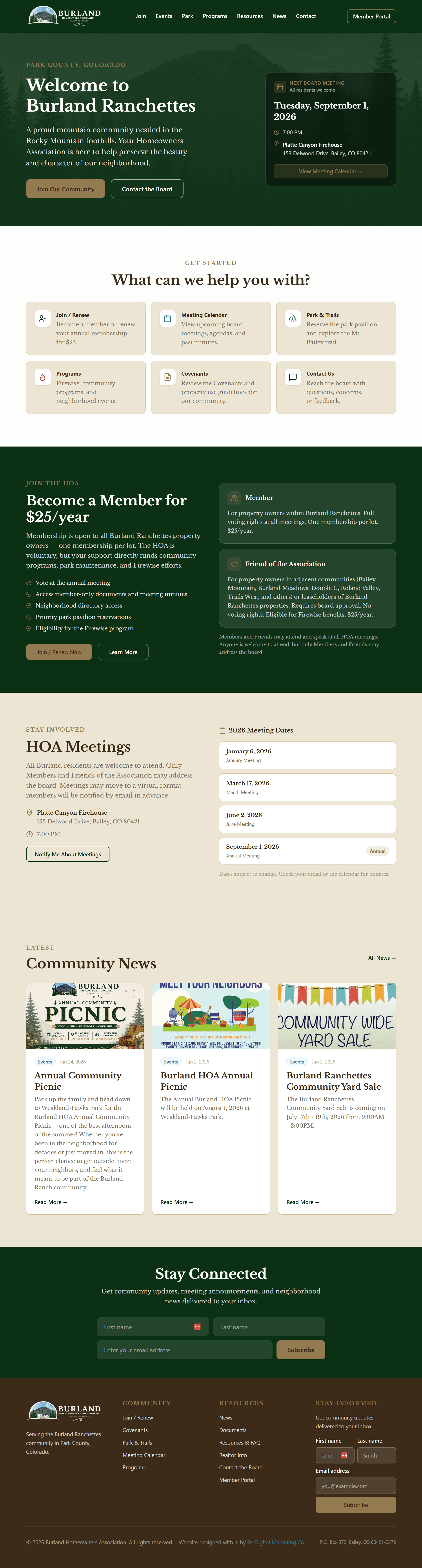 Burland Ranchettes HOA